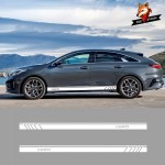 Car Racing Side Stripes Vehicle Decals Stickers Auto Vinyl Graphics Auto Sport Styling Vinyl Car Sticker for Kia Ceed Sticker